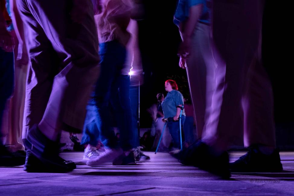 a photo from the work 'If I Can Not Dance, I Will Not Be a Part of Your Revolution'